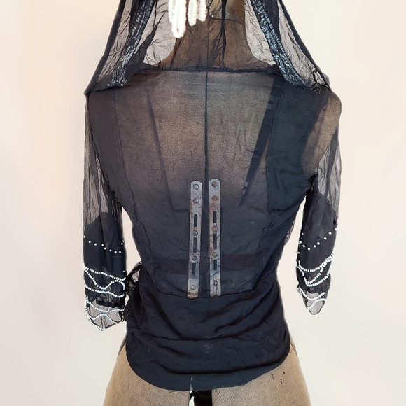 Gorgeous antique edwardian 1910s 1920s blouse! - Picture 5 of 9